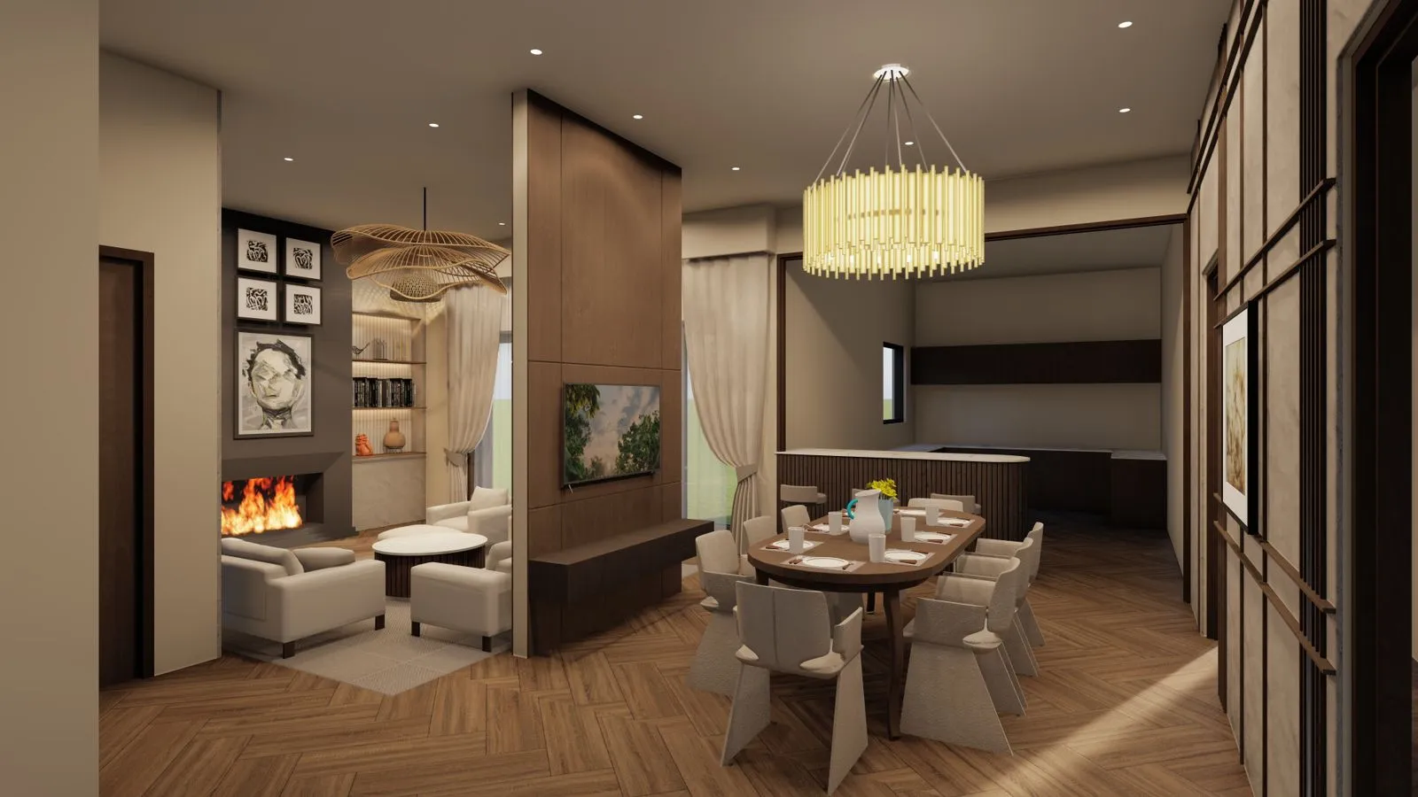 A Harmonious Living Experience: Where Warmth Meets Contemporary Elegance